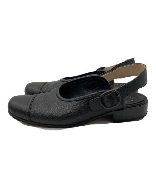 Post Production（ポストプロダクション）Post Production (ポストプロダクション) FACE sandals（フェイス　サンダル） ブラック サイズ:25～26の古着・服飾アイテム