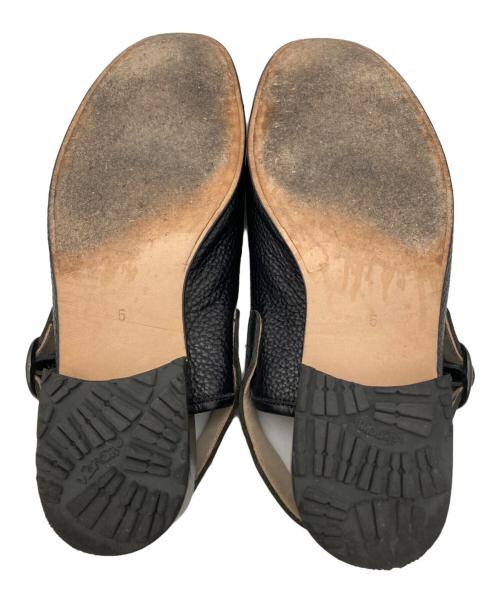 Post Production（ポストプロダクション）Post Production (ポストプロダクション) FACE sandals（フェイス　サンダル） ブラック サイズ:25～26の古着・服飾アイテム