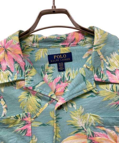 POLO RALPH LAUREN（ポロ・ラルフローレン）POLO RALPH LAUREN (ポロ・ラルフローレン) アロハシャツ スカイブルー サイズ:SIZE XLの古着・服飾アイテム