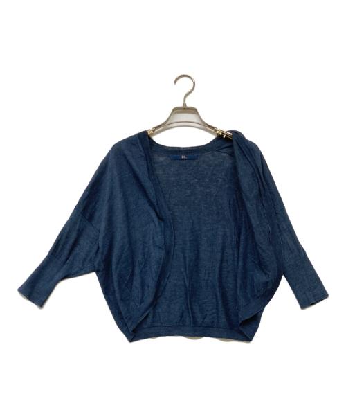45R（フォーティファイブ・アール）45R (フォーティファイブ・アール) トッパーカーディガン インディゴ サイズ:size0の古着・服飾アイテム