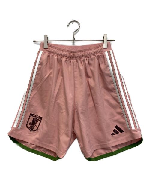 adidas（アディダス）adidas (アディダス) NIGO (二ゴー) 【NIGO監修】ゲームパンツ/日本代表 ピンク サイズ:Mの古着・服飾アイテム