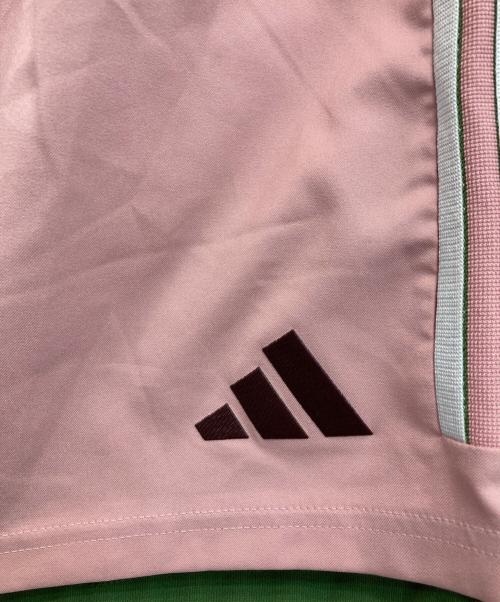 adidas（アディダス）adidas (アディダス) NIGO (二ゴー) 【NIGO監修】ゲームパンツ/日本代表 ピンク サイズ:Mの古着・服飾アイテム