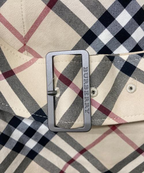 BURBERRY LONDON（バーバリーロンドン）BURBERRY LONDON (バーバリーロンドン) ノースリーブワンピース ベージュ サイズ:SIZEL (UK 40)の古着・服飾アイテム