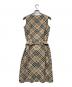 BURBERRY LONDON (バーバリーロンドン) ノースリーブワンピース ベージュ サイズ:SIZEL (UK 40)：9000円
