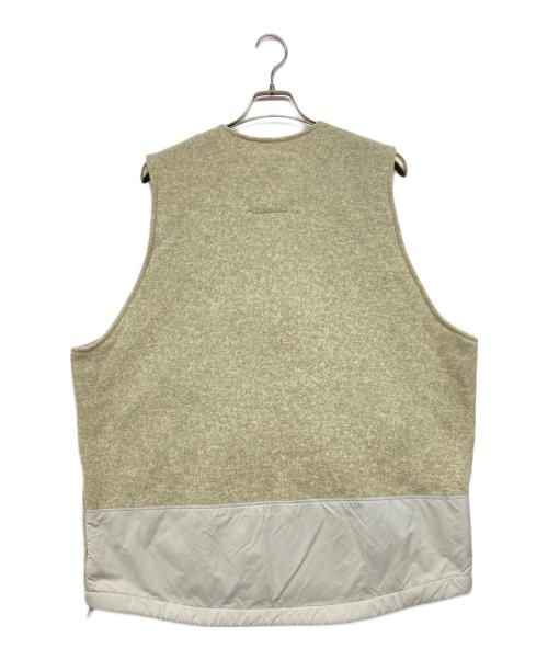 BURLAP OUTFITTER（バーラップアウトフィッター）BURLAP OUTFITTER (バーラップアウトフィッター) ポーラテックベスト アイボリー サイズ:Lの古着・服飾アイテム