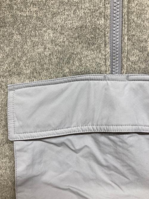 BURLAP OUTFITTER（バーラップアウトフィッター）BURLAP OUTFITTER (バーラップアウトフィッター) ポーラテックベスト アイボリー サイズ:Lの古着・服飾アイテム