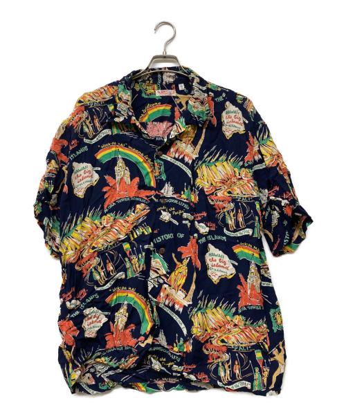 Sun Surf（サンサーフ）Sun Surf (サンサーフ) アロハシャツ ネイビー サイズ:SIZE XXLの古着・服飾アイテム