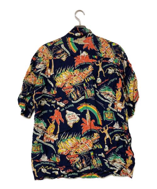 Sun Surf（サンサーフ）Sun Surf (サンサーフ) アロハシャツ ネイビー サイズ:SIZE XXLの古着・服飾アイテム