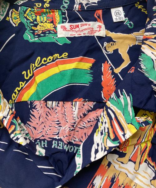 Sun Surf（サンサーフ）Sun Surf (サンサーフ) アロハシャツ ネイビー サイズ:SIZE XXLの古着・服飾アイテム