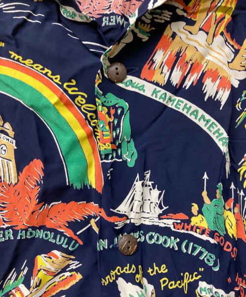 Sun Surf（サンサーフ）Sun Surf (サンサーフ) アロハシャツ ネイビー サイズ:SIZE XXLの古着・服飾アイテム