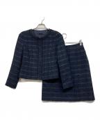 ANAYIアナイ）の古着「ツイードセットアップ」｜ネイビー