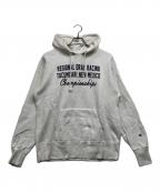 Championチャンピオン）の古着「後付けパーカー」｜ホワイト