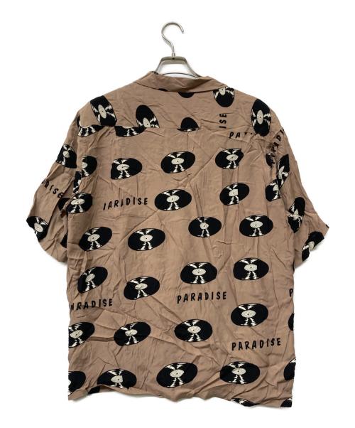 WACKO MARIA（ワコマリア）WACKO MARIA (ワコマリア) RECORDS HAWAIIAN ブラック×ベージュ サイズ:SIZELの古着・服飾アイテム