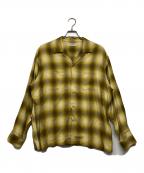 RADIALLラディアル）の古着「LO-N-SLO -OPEN COLLARED SHIRT L/S」｜イエロー
