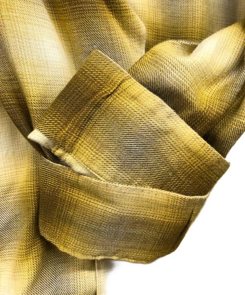 RADIALL（ラディアル）RADIALL (ラディアル) LO-N-SLO -OPEN COLLARED SHIRT L/S イエロー サイズ:Mの古着・服飾アイテム