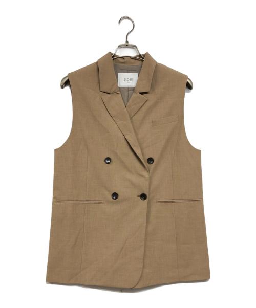 SLOBE IENA（スローブ イエナ）SLOBE IENA (スローブ イエナ) ジレ ベージュ サイズ:Freeの古着・服飾アイテム