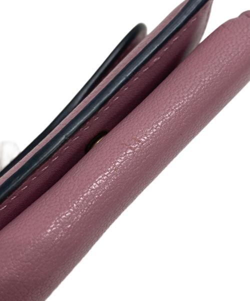 Christian Dior（クリスチャン ディオール）Christian Dior (クリスチャン ディオール) サドルロータスウォレット ピンクの古着・服飾アイテム