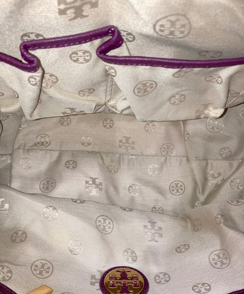 TORY BURCH（トリーバーチ）TORY BURCH (トリーバーチ) アマンダクラシック ホーボー パープルの古着・服飾アイテム
