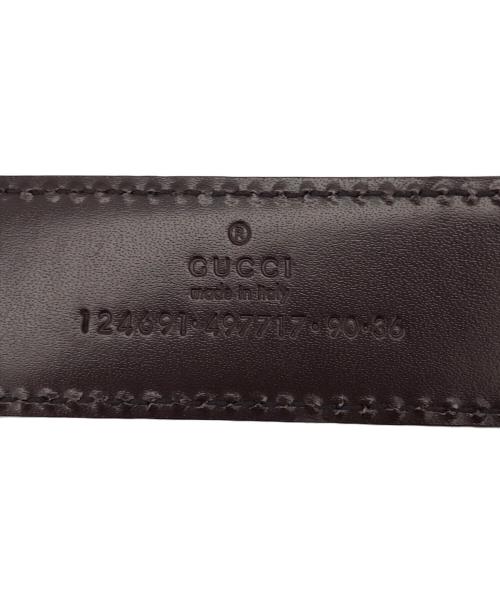 GUCCI（グッチ）GUCCI (グッチ) Gバックルベルト ブラウンの古着・服飾アイテム