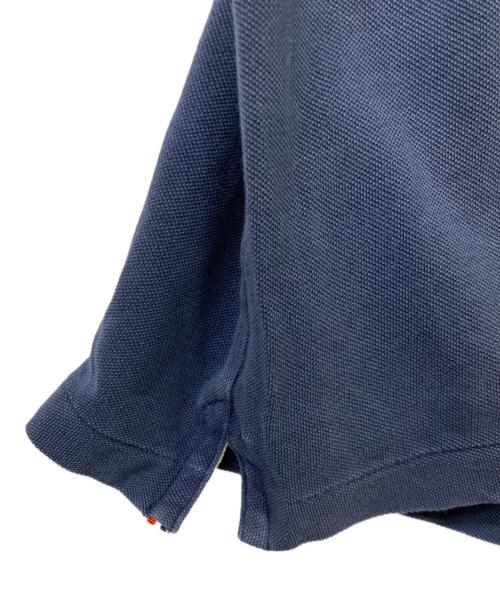MONCLER（モンクレール）MONCLER (モンクレール) ロゴ鹿の子ポロシャツ ネイビー サイズ:SIZE XLの古着・服飾アイテム