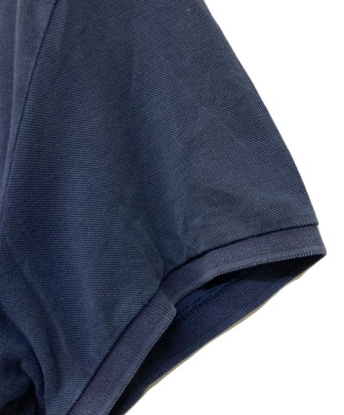 MONCLER（モンクレール）MONCLER (モンクレール) ロゴ鹿の子ポロシャツ ネイビー サイズ:SIZE XLの古着・服飾アイテム
