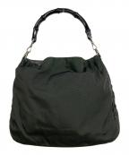 GUCCIグッチ）の古着「バンブー2WAYショルダーバッグ」｜グリーン