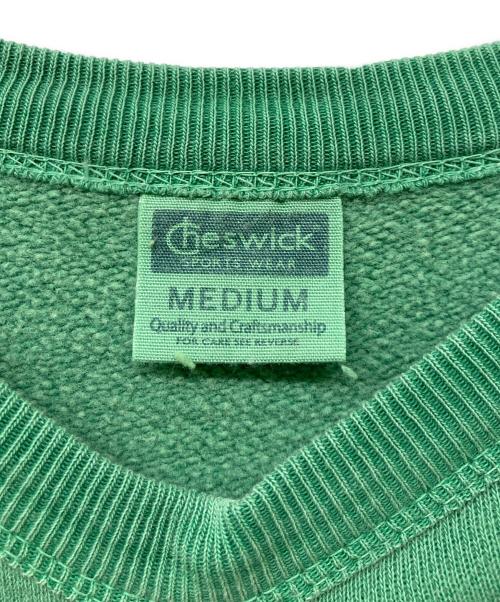 cheswick（チェスウィック）cheswick (チェスウィック) ハーフスリーブアーチプリントスウェット グリーン サイズ:Mの古着・服飾アイテム