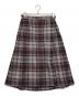 O'NEIL OF DUBLIN（オニールオブダブリン）の古着「チェックラップスカート」｜パープル