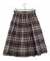 O'NEIL OF DUBLIN (オニールオブダブリン) チェックラップスカート パープル サイズ:38：10000円