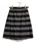 O'NEIL OF DUBLIN（オニールオブダブリン）の古着「チェックラップスカート」｜ブラック