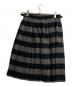 O'NEIL OF DUBLIN (オニールオブダブリン) チェックラップスカート ブラック サイズ:38：9000円