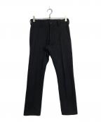 BLACK COMME des GARCONSブラックコムデギャルソン）の古着「ウールナイロンスラックス」｜ブラック