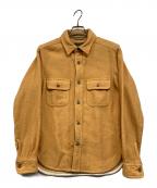 NIGEL CABOURNナイジェルケーボン）の古着「C.P.O SHIRT CHAMBRAY」｜オレンジ