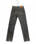LEVI'S (リーバイス) 501先染ブラックデニムパンツ グレー サイズ:SIZE W31×L34：13000円