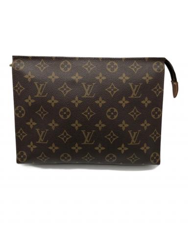 チャック壊れてます　Louis Vuitton Holly ポーチ ブラウン 安心国内】Louis Vuitton ポシェット・コスメティック PM (Louis