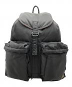 PORTERポーター）の古着「BACK PACK/バックパック」｜ブラック