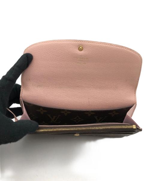 LOUIS VUITTON（ルイ ヴィトン）LOUIS VUITTON (ルイ ヴィトン) 長財布 ブラウン×ピンクの古着・服飾アイテム