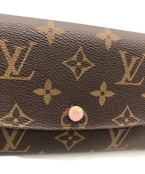 LOUIS VUITTON（ルイ ヴィトン）LOUIS VUITTON (ルイ ヴィトン) 長財布 ブラウン×ピンクの古着・服飾アイテム