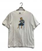 APPLEBUM×UNDEFEATEDアップルバム×アンディフィーテッド）の古着「コラボTシャツ」｜ホワイト
