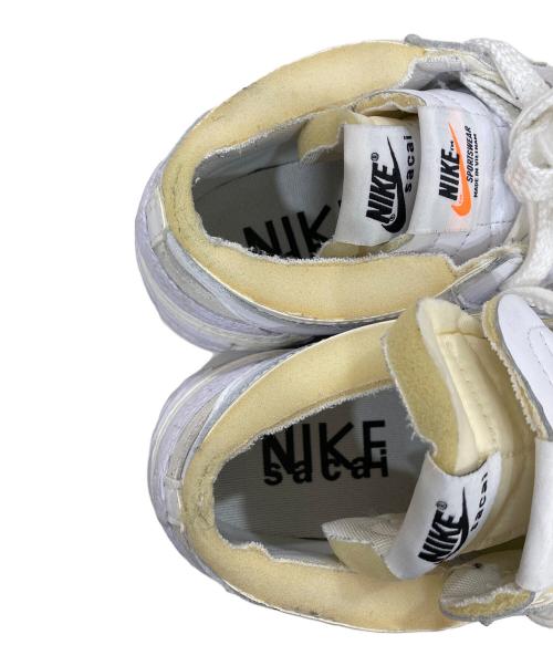 NIKE（ナイキ）NIKE (ナイキ) sacai (サカイ) Blazer Low ホワイト サイズ:28の古着・服飾アイテム