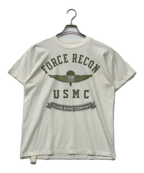 TOYS MCCOY（トイズマッコイ）TOYS McCOY (トイズマッコイ) プリントカットソー ホワイト サイズ:XL 未使用品の古着・服飾アイテム