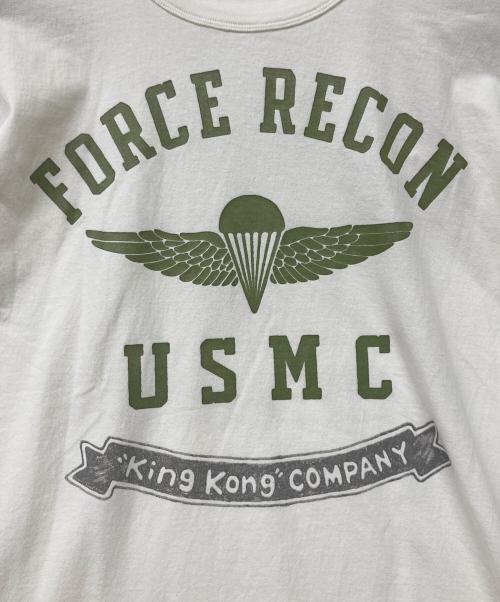 TOYS MCCOY（トイズマッコイ）TOYS McCOY (トイズマッコイ) プリントカットソー ホワイト サイズ:XL 未使用品の古着・服飾アイテム