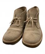 CLARKSクラークス）の古着「デザートブーツ」｜ベージュ