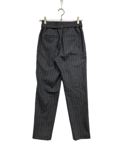 BRUNELLO CUCINELLI（ブルネロクチネリ）BRUNELLO CUCINELLI (ブルネロクチネリ) ベルト付きウールパンツ グレー サイズ:36の古着・服飾アイテム