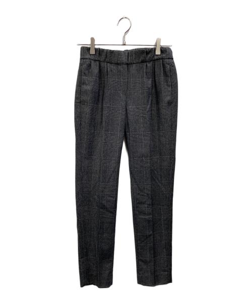 BRUNELLO CUCINELLI（ブルネロクチネリ）BRUNELLO CUCINELLI (ブルネロクチネリ) イージースラックスパンツ グレー サイズ:36の古着・服飾アイテム