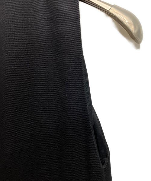GUCCI（グッチ）GUCCI (グッチ) ウエストジップデザインシルクノースリーブドレス ブラック サイズ:36の古着・服飾アイテム