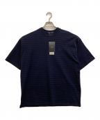FRED PERRY×BEAMSフレッドペリー×ビームス）の古着「鹿の子TシャツボーダーTシャツ」｜ネイビー