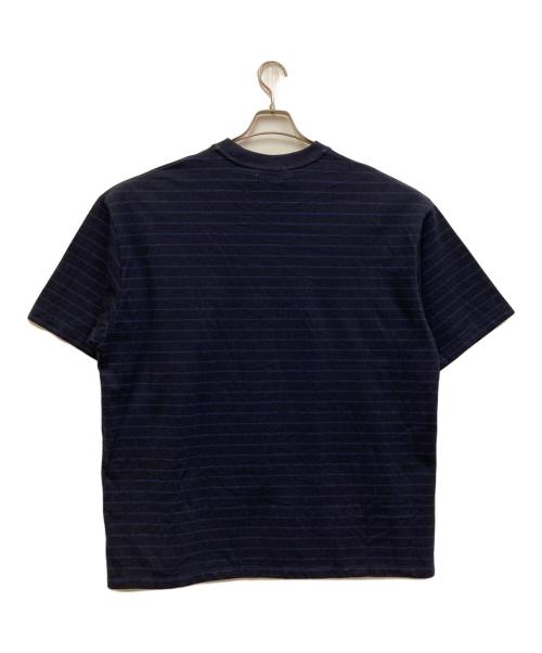 FRED PERRY（フレッドペリー）FRED PERRY (フレッドペリー) BEAMS (ビームス) 鹿の子TシャツボーダーTシャツ ネイビー サイズ:XLの古着・服飾アイテム