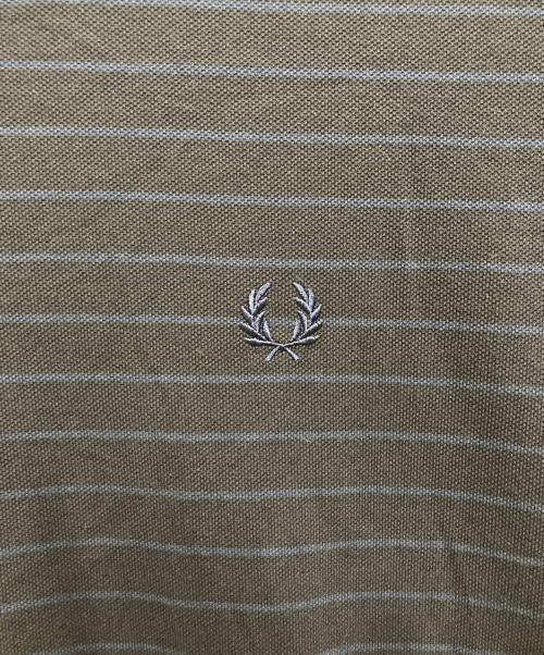 FRED PERRY（フレッドペリー）FRED PERRY (フレッドペリー) BEAMS (ビームス) 鹿の子TシャツボーダーTシャツ ネイビー サイズ:XLの古着・服飾アイテム