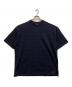 FRED PERRY（フレッドペリー）の古着「鹿の子TシャツボーダーTシャツ」｜ネイビー